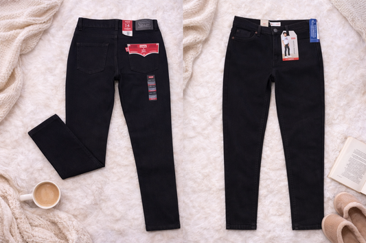 Jean Levi’s Skinny Taper – Noir – Fille Taille 14 ans – Neuf avec étiquette