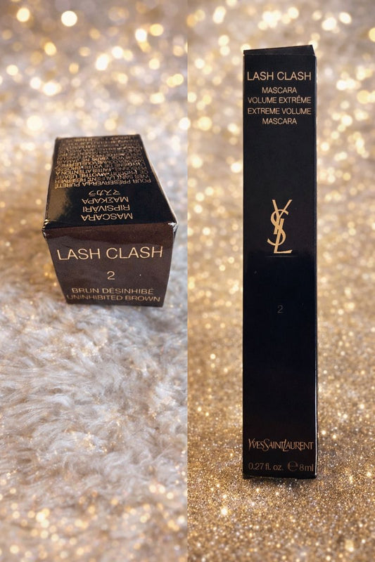 ✨ Yves Saint Laurent – Lash Clash Mascara Volume Extrême Teinte : Brun Désinhibé (2) Contenance : 8 ml
